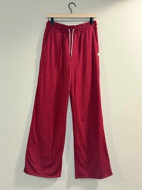 Vuori Women’s Wide-Leg Drawstring Joggers - Red